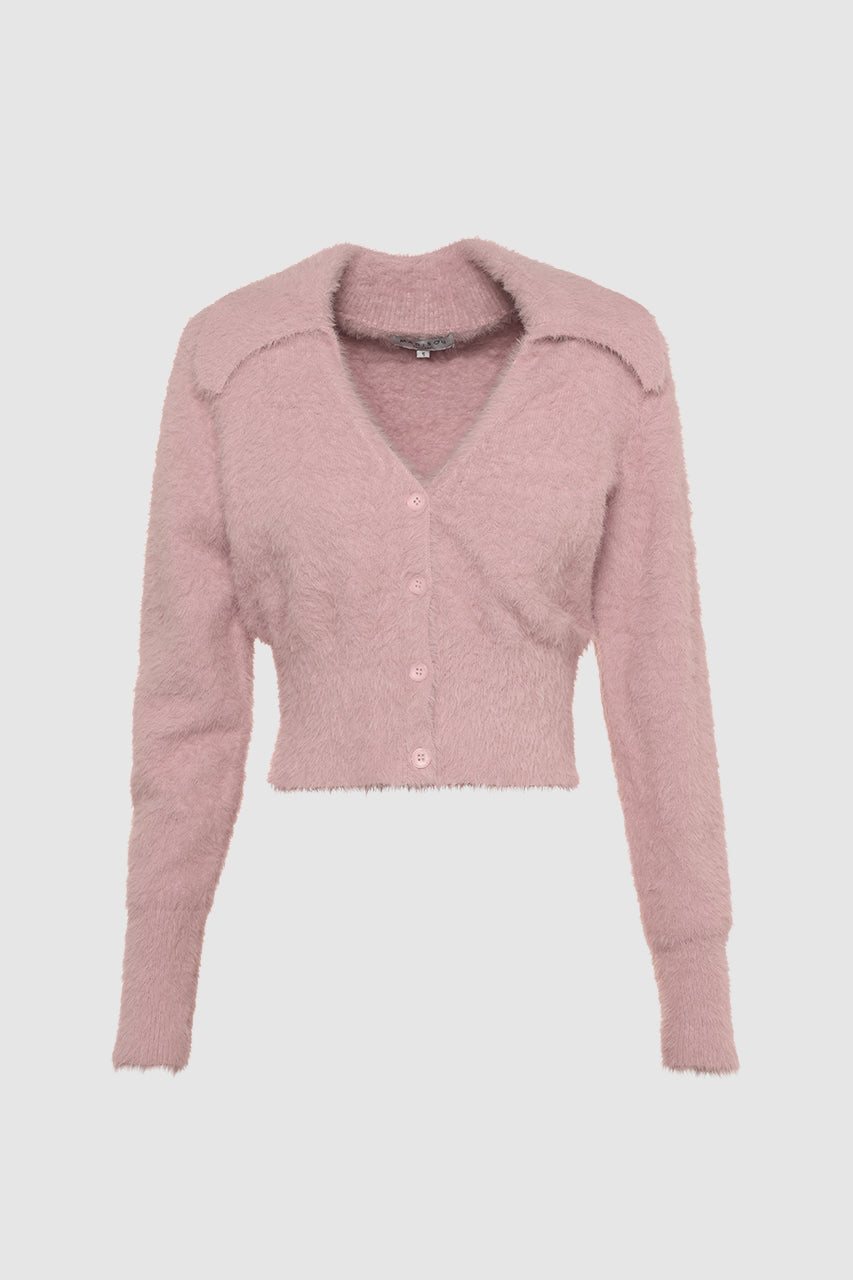 Lucy Knit Cardigan | Dusty Pink