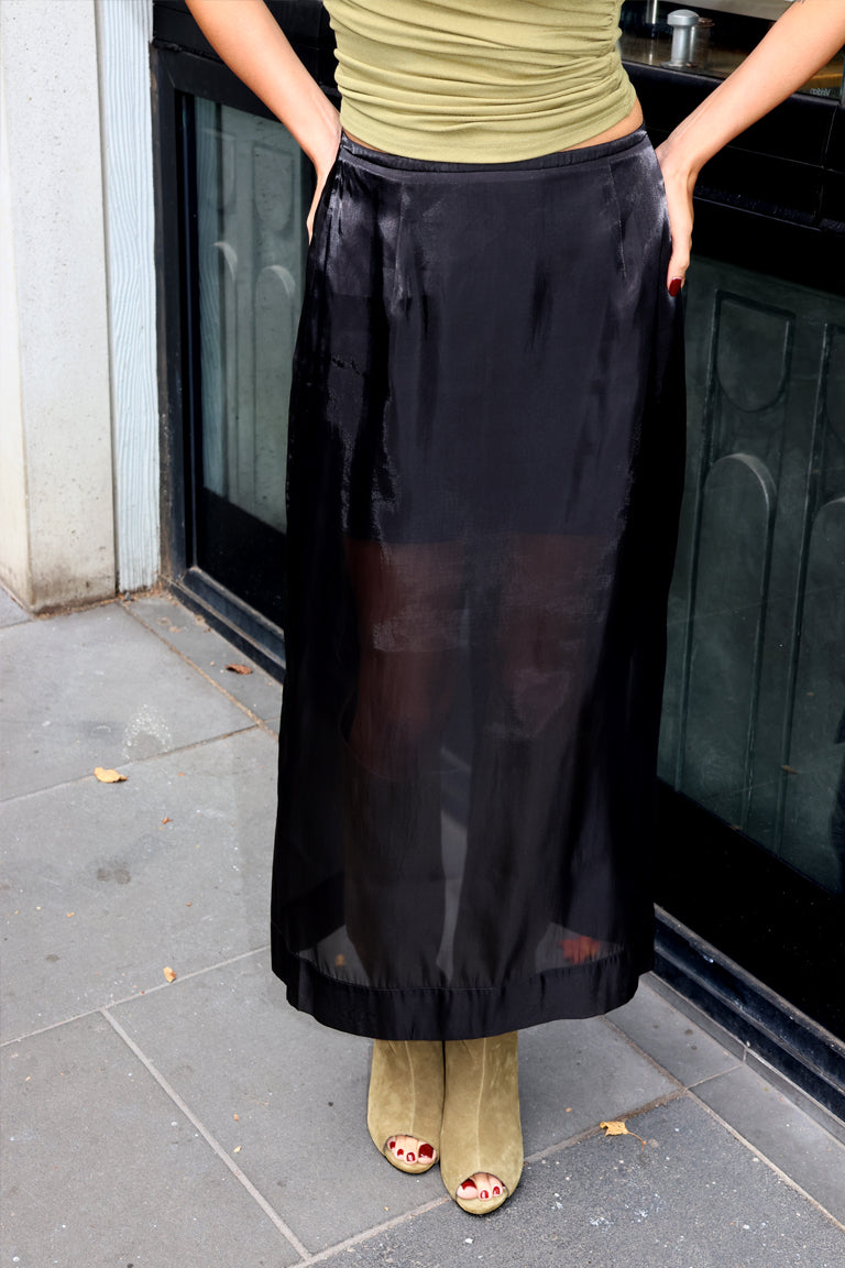 Matilda Maxi Skirt | Black