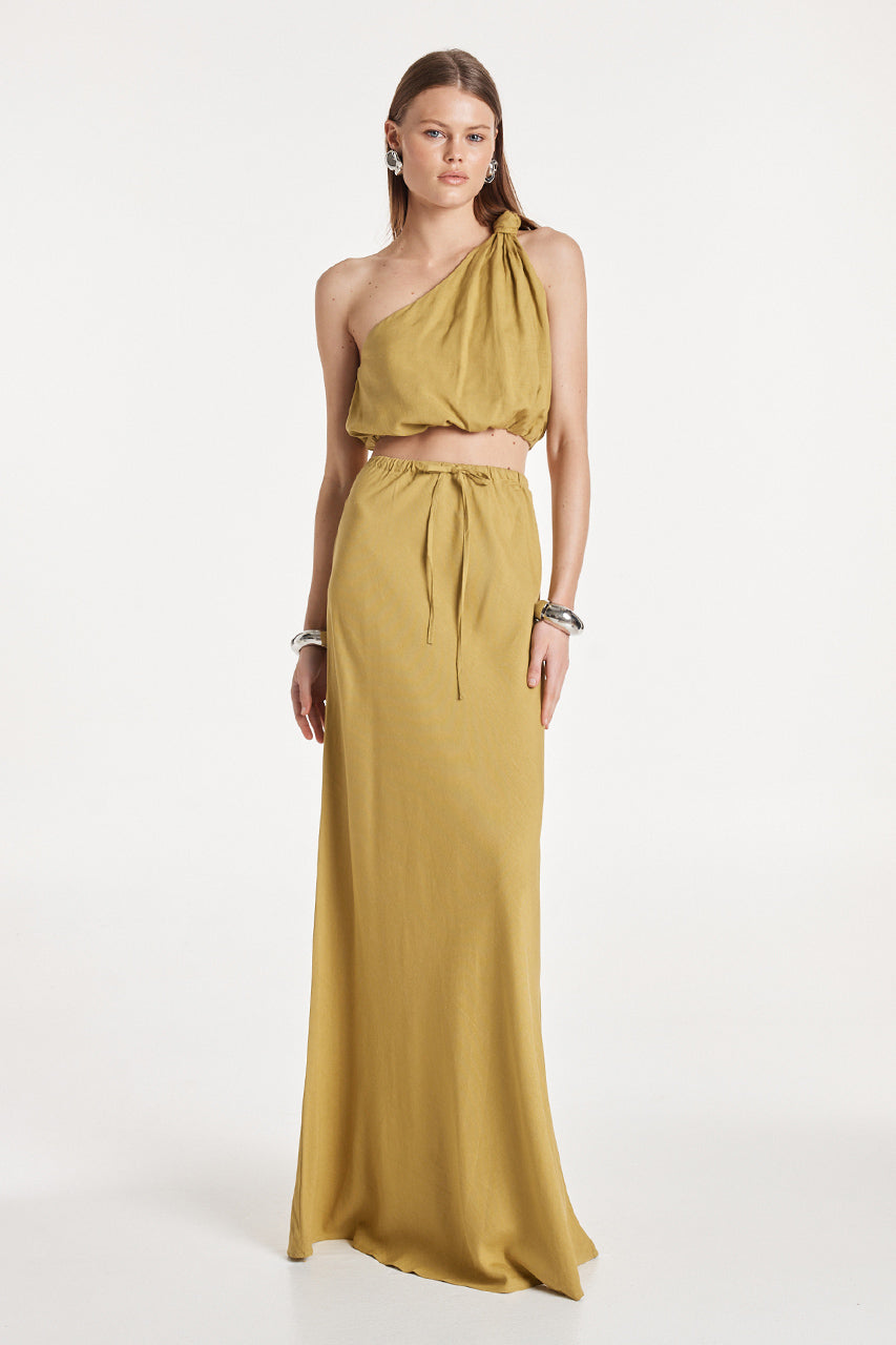 Melva Top | Mustard