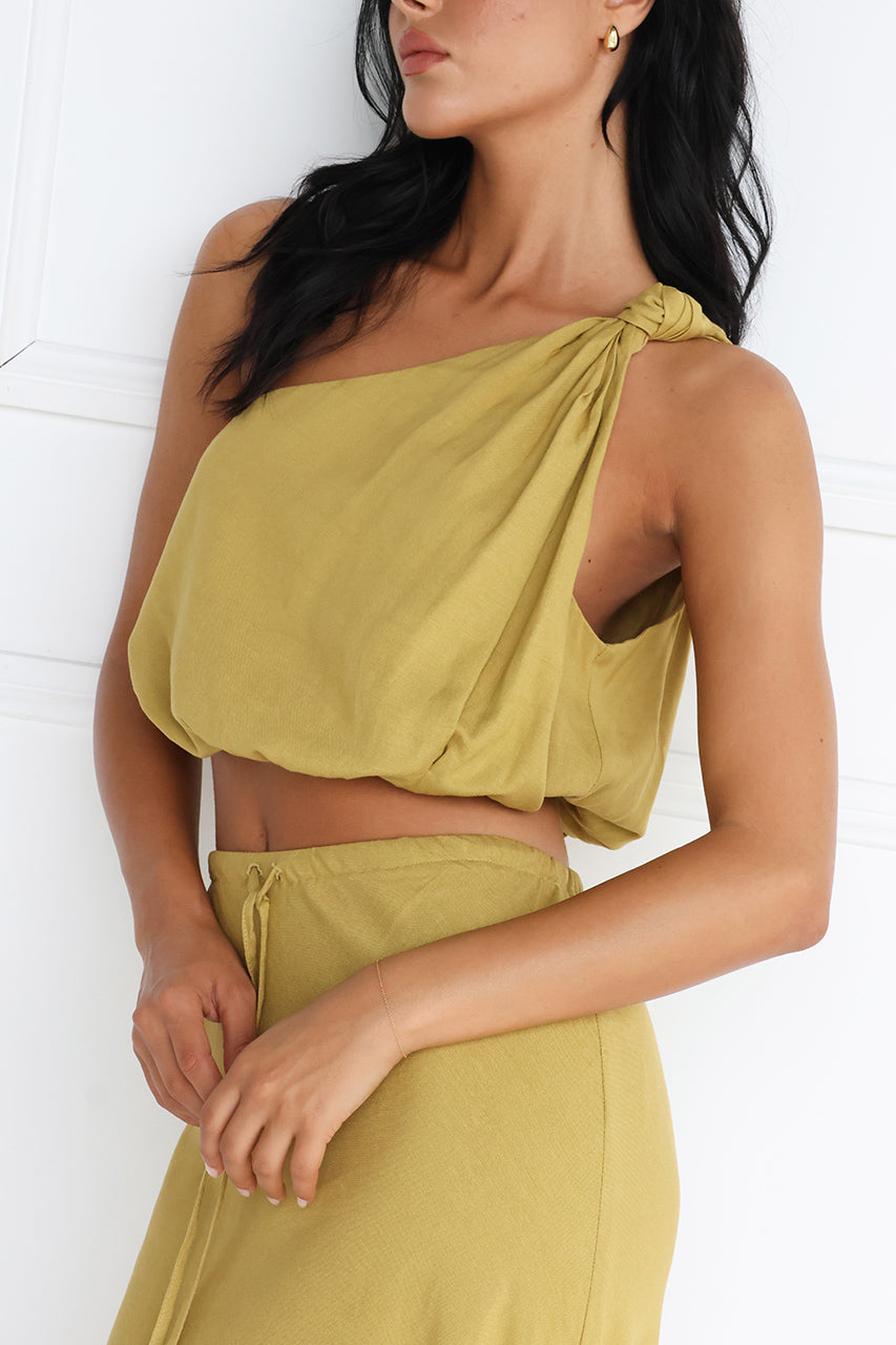 Melva Top | Mustard