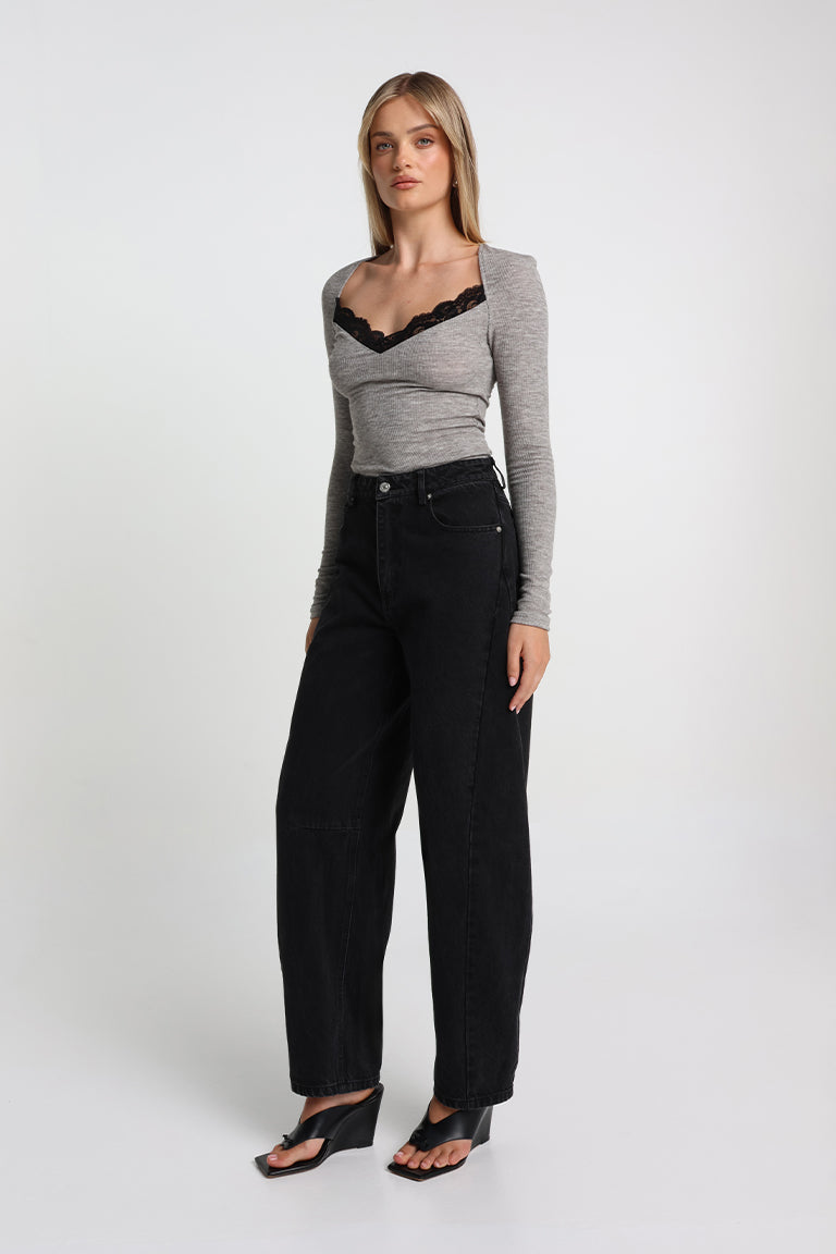 Pippa Top | Grey
