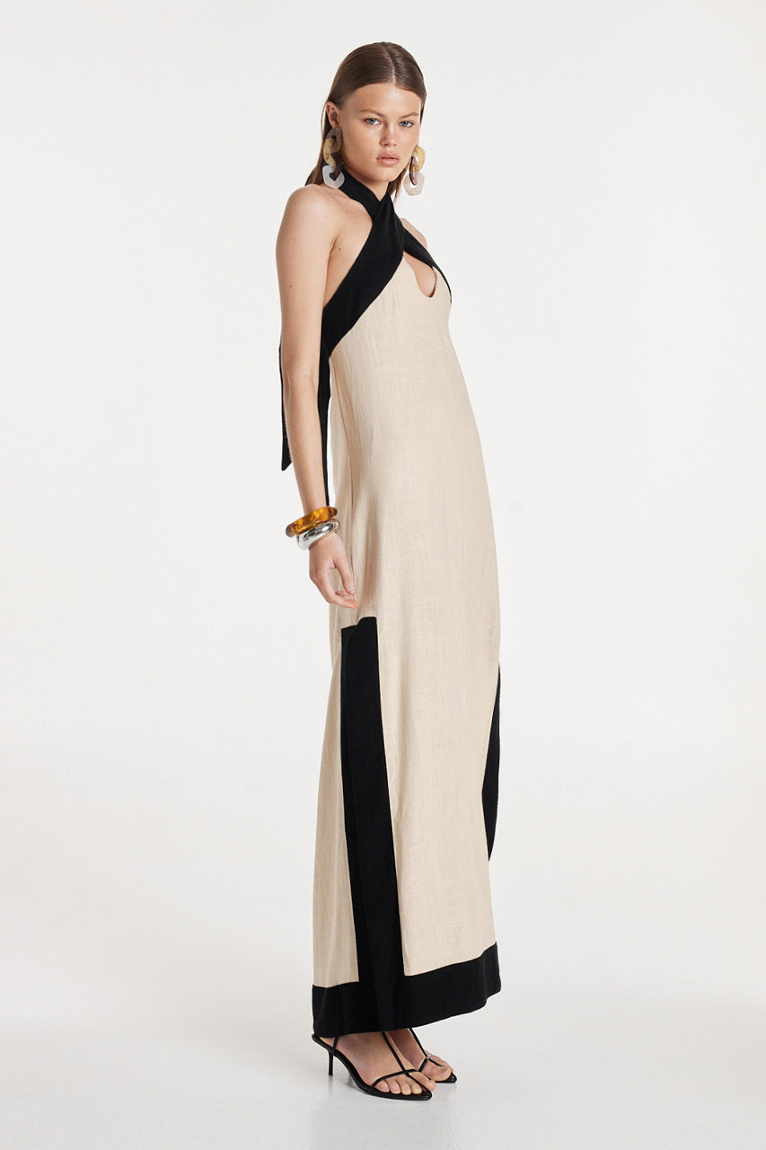Porsha Maxi Dress | Oat