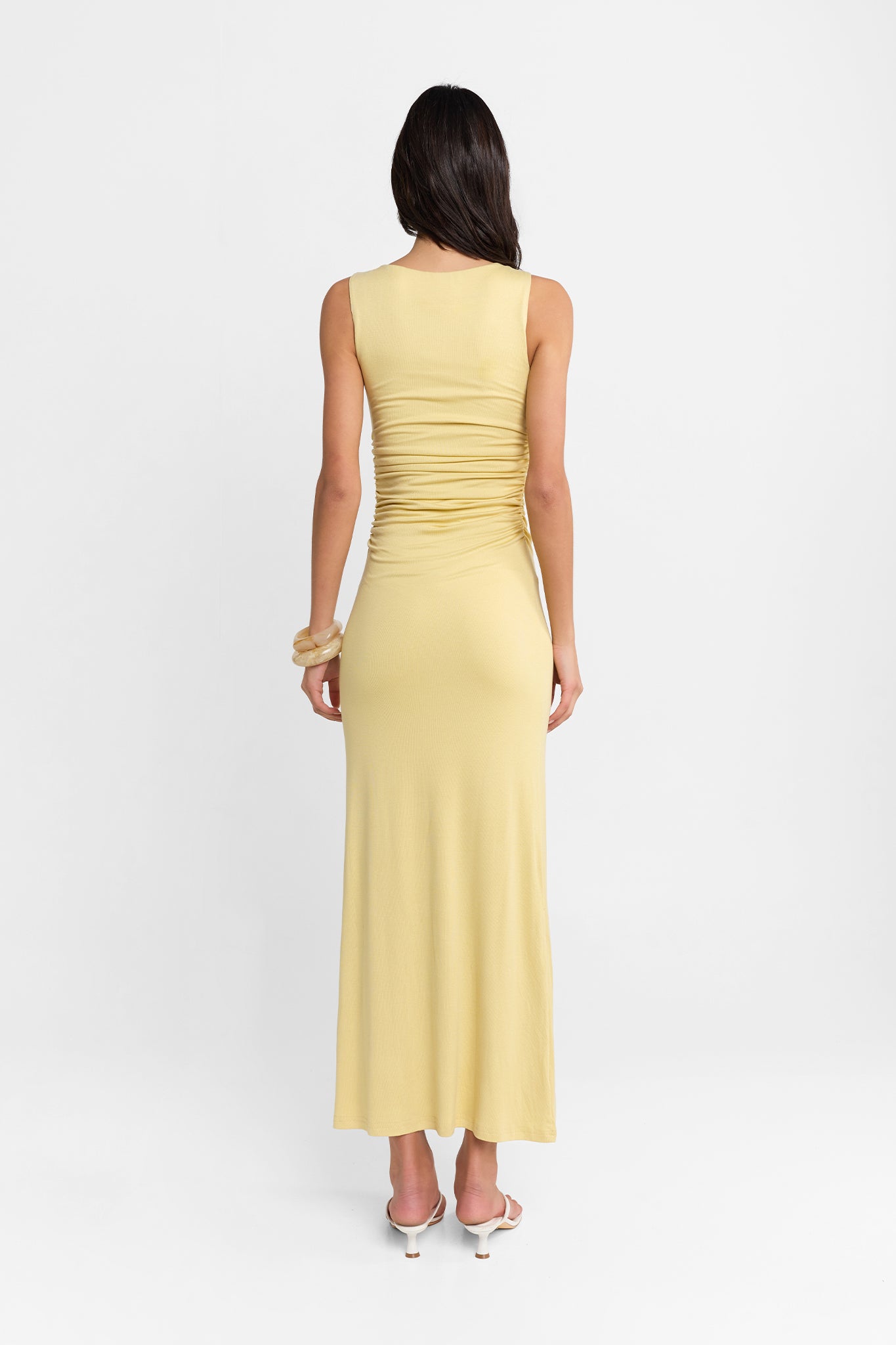 Rossi Maxi Dress | Custard