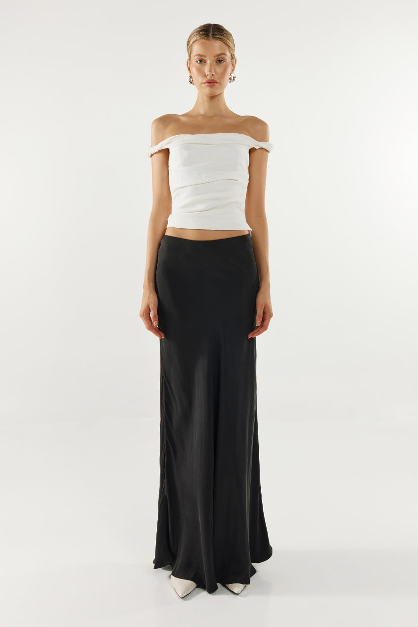 Rheia Maxi Skirt | Black
