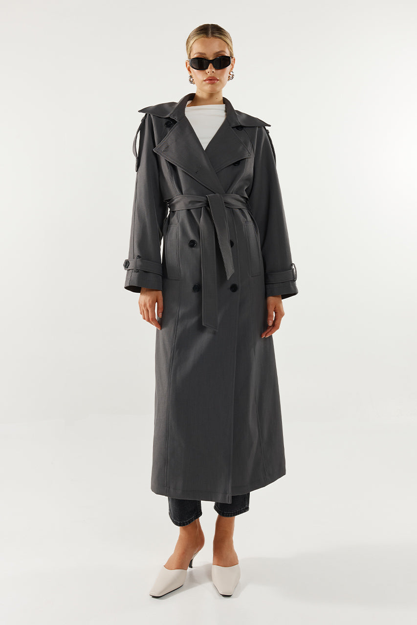 Rhodes Trench | Charcoal