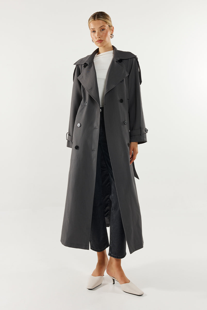 Rhodes Trench | Charcoal