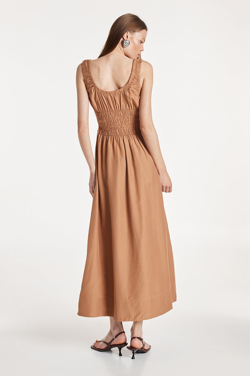 Rikki Maxi Dress | Rust