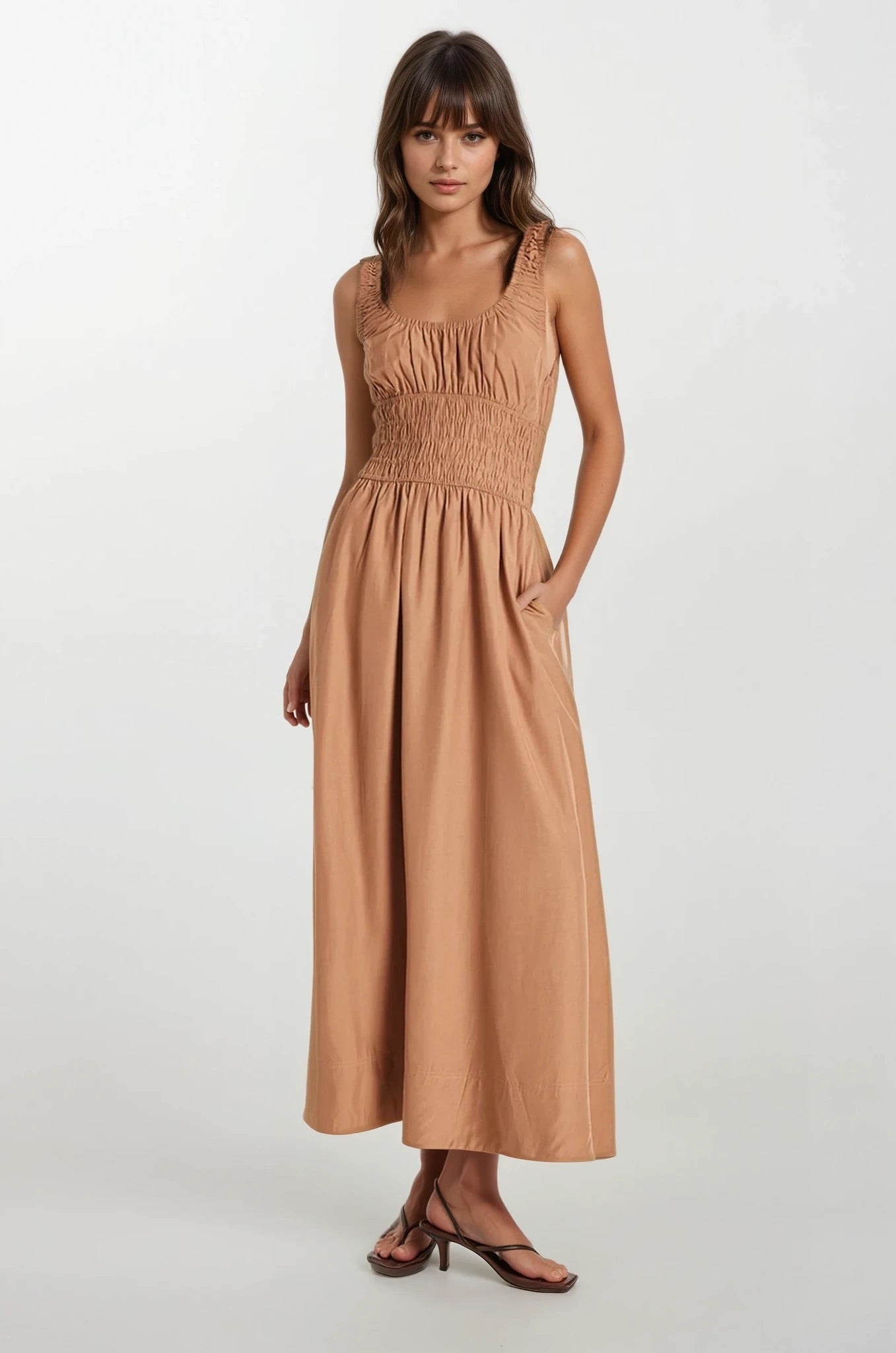 Rikki Maxi Dress | Rust
