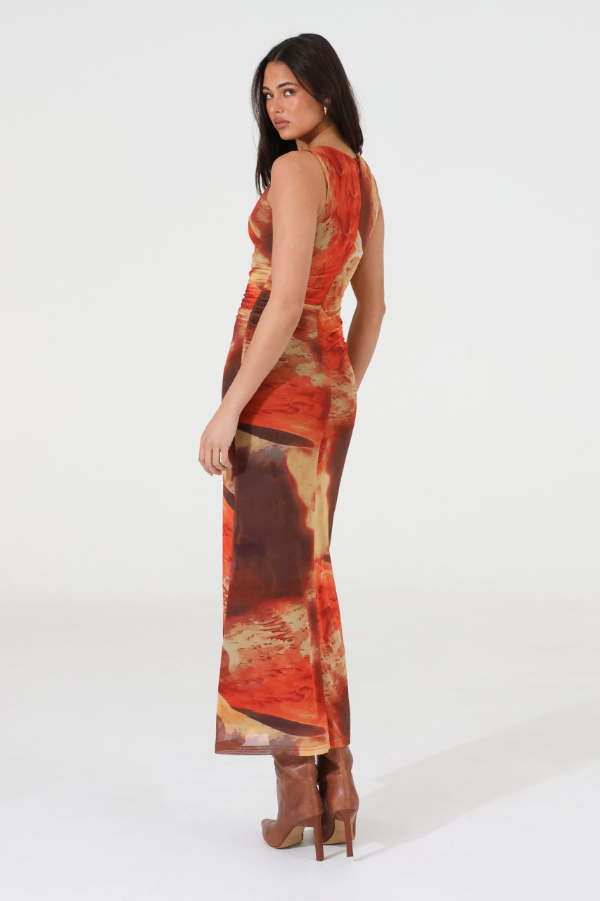 Rossi Maxi Dress | Sunset