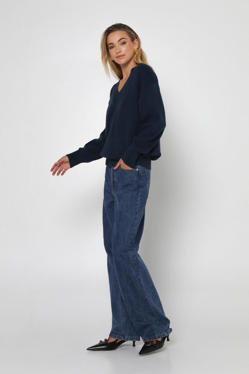 Rumi Knit Jumper | Navy