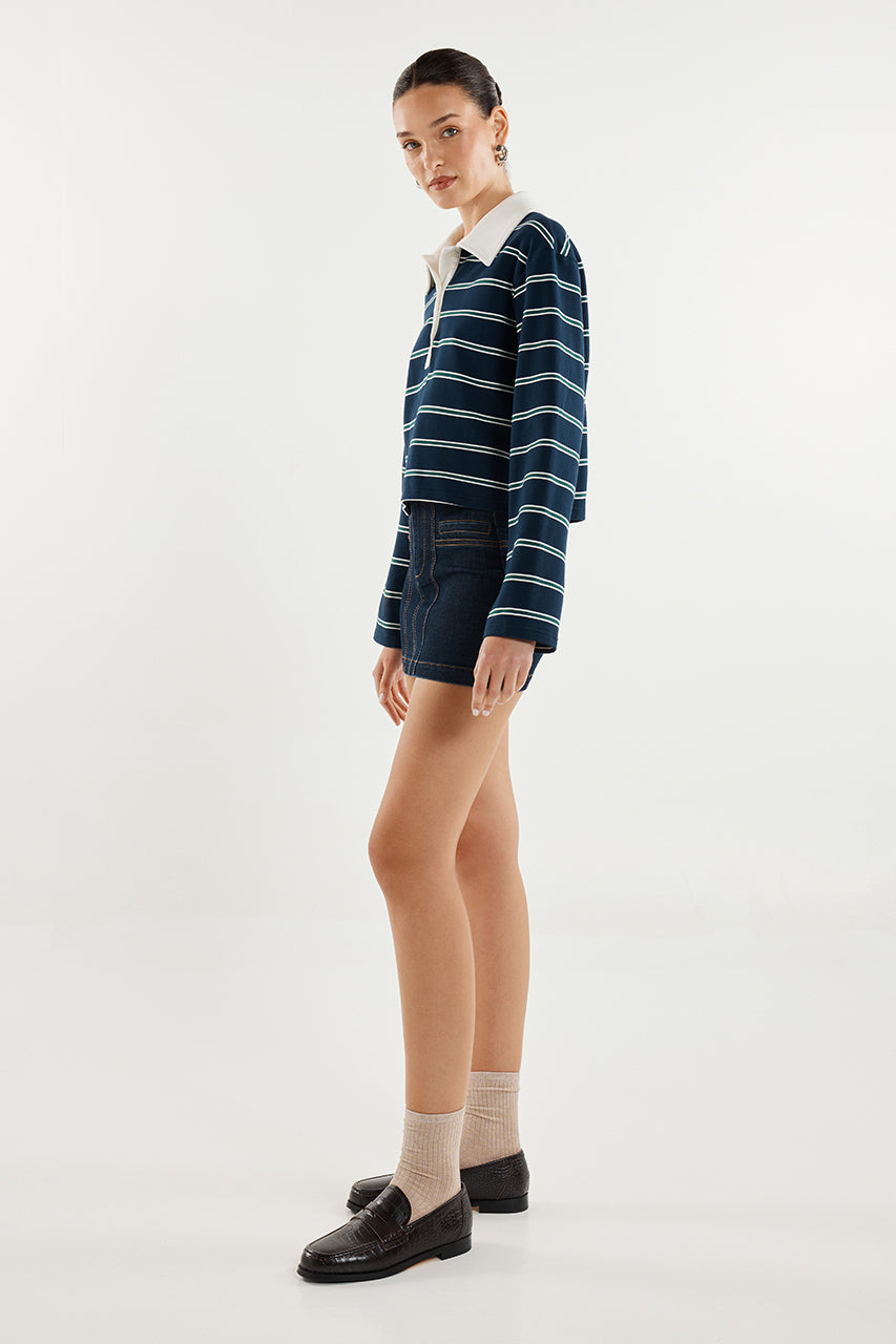 Ryland Rugby Top | Stripe