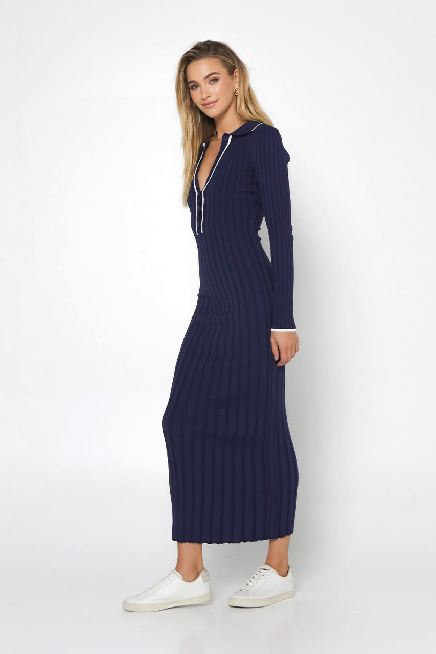 Sarah Knit Dress | Navy
