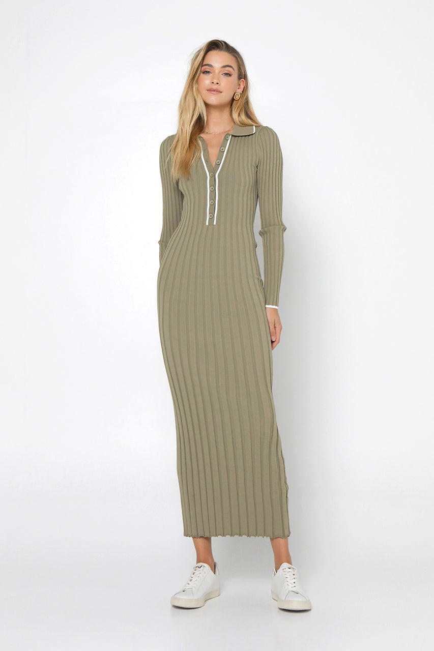 Sarah Knit Dress | Sage