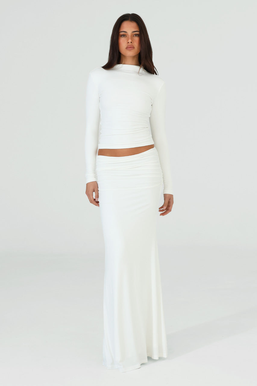 Scarlette Maxi Skirt | White