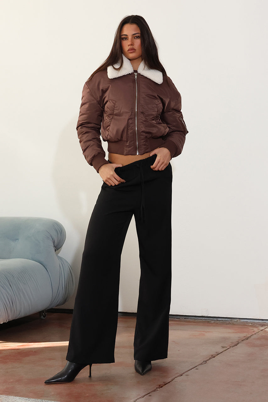 Seth Bomber Jacket | Choc