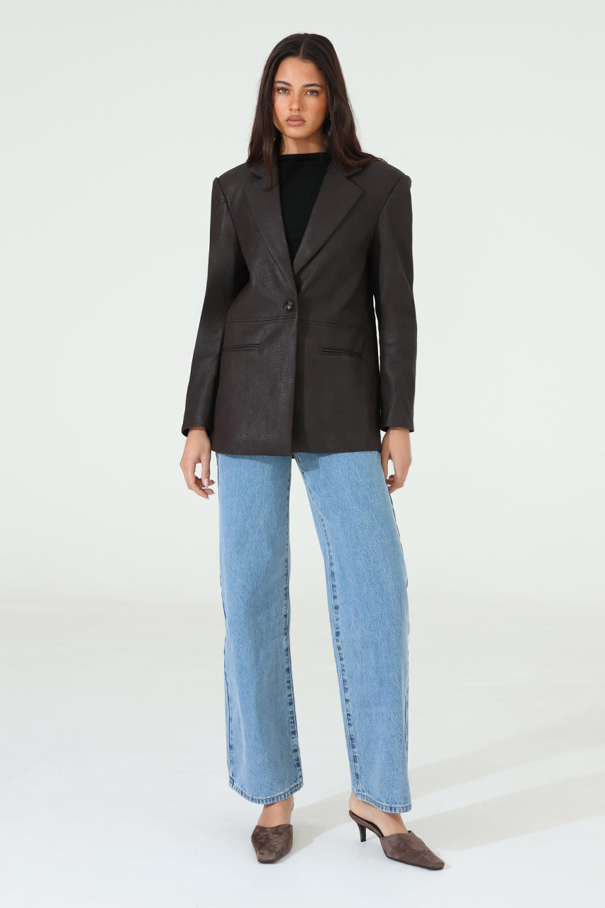 Sutton Blazer | Choc