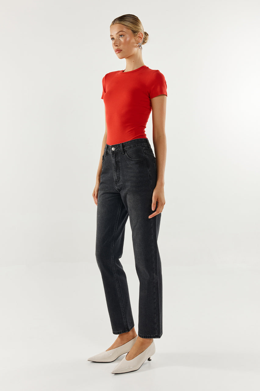 Tammy Baby Tee | Red