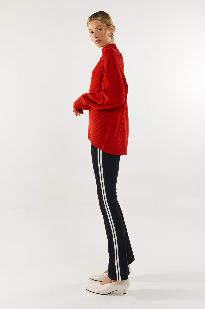 Thala Knit Jumper | Flame