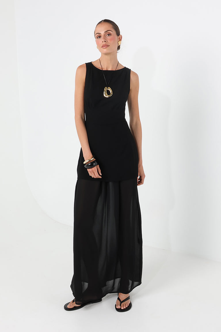 Willa Maxi Dress | Black
