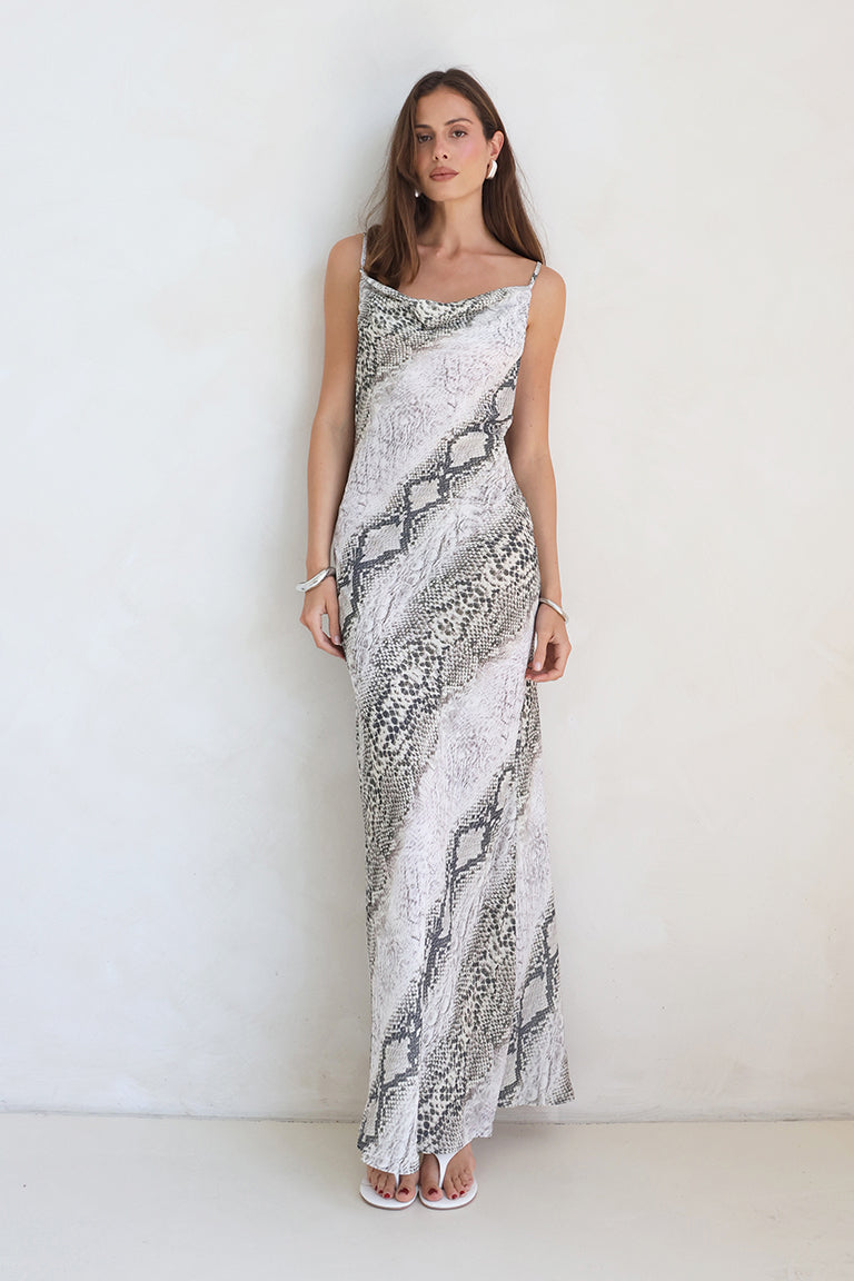 Fontana Maxi Dress | Snake