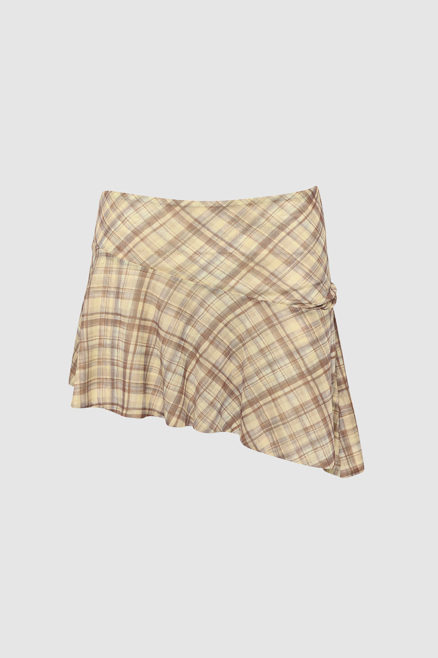 Agnes Mini Skirt | Maple Plaid
