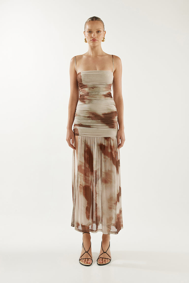 Aitana Maxi Dress | Smoke