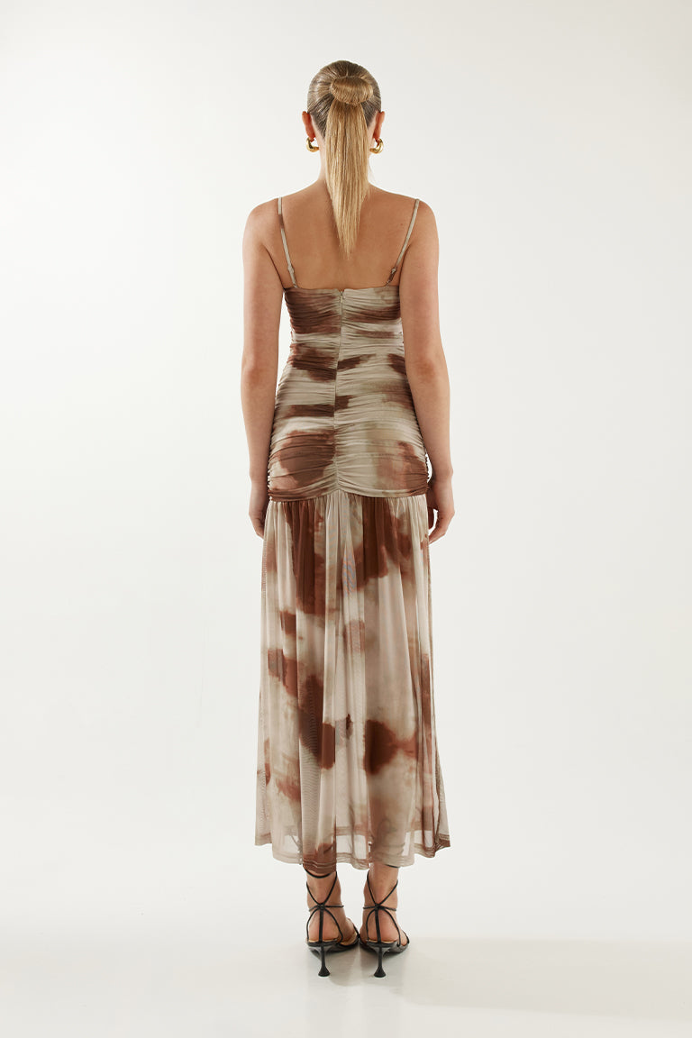 Aitana Maxi Dress | Smoke