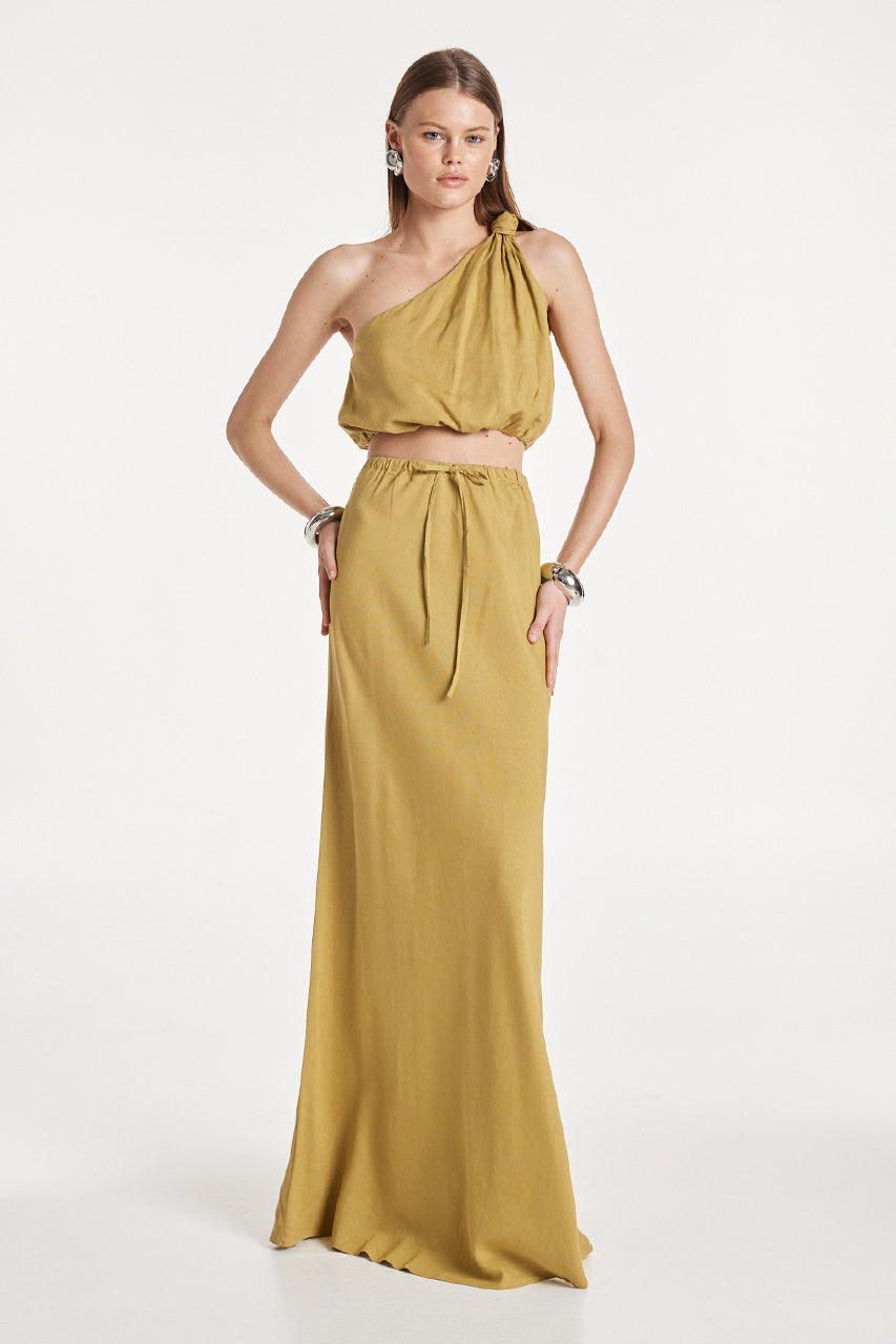 Albi Maxi Skirt | Mustard