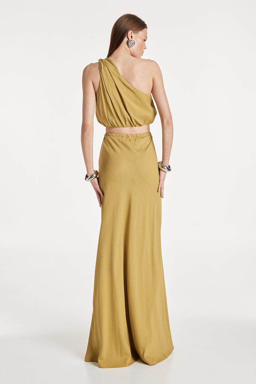 Albi Maxi Skirt | Mustard