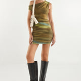 Amy Mini Dress | Forrest Mist