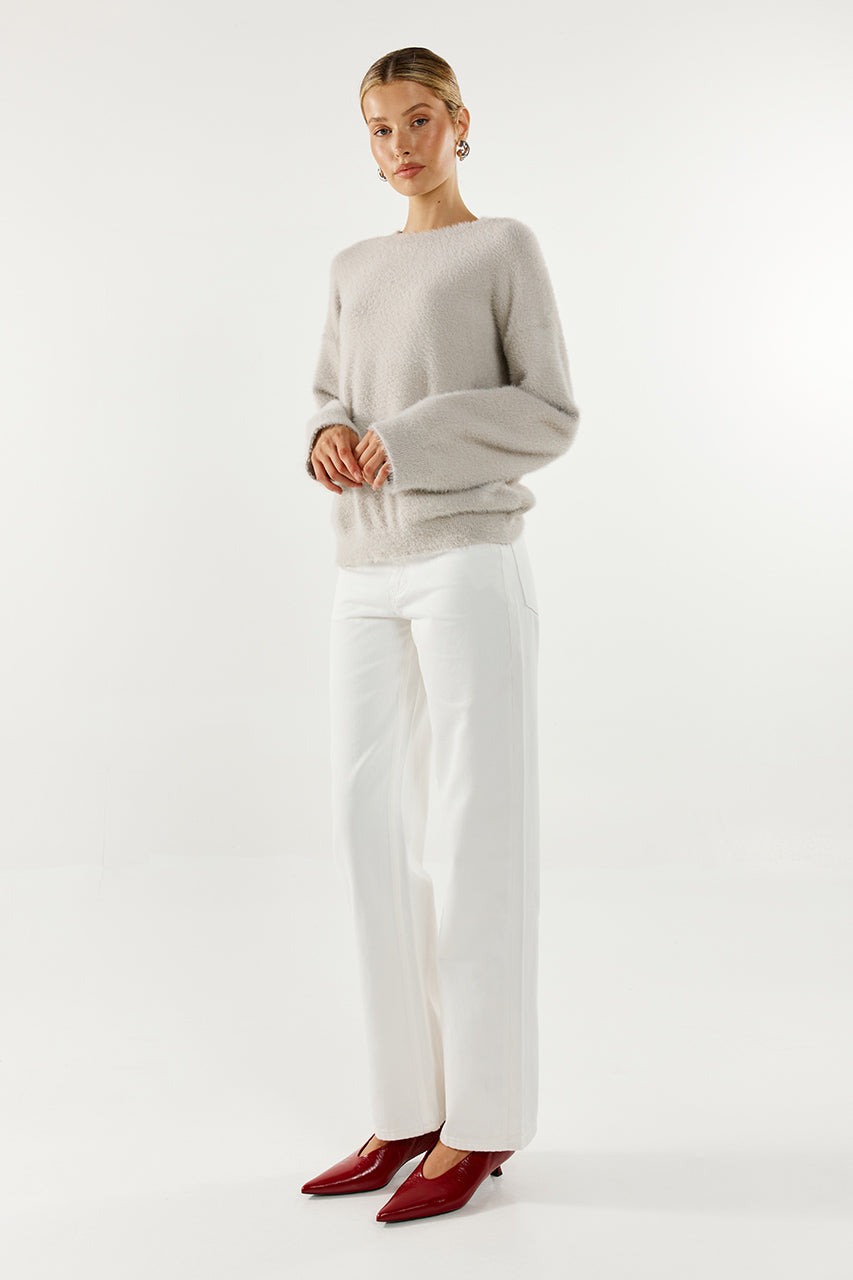 Angelina Knit Jumper | Grey