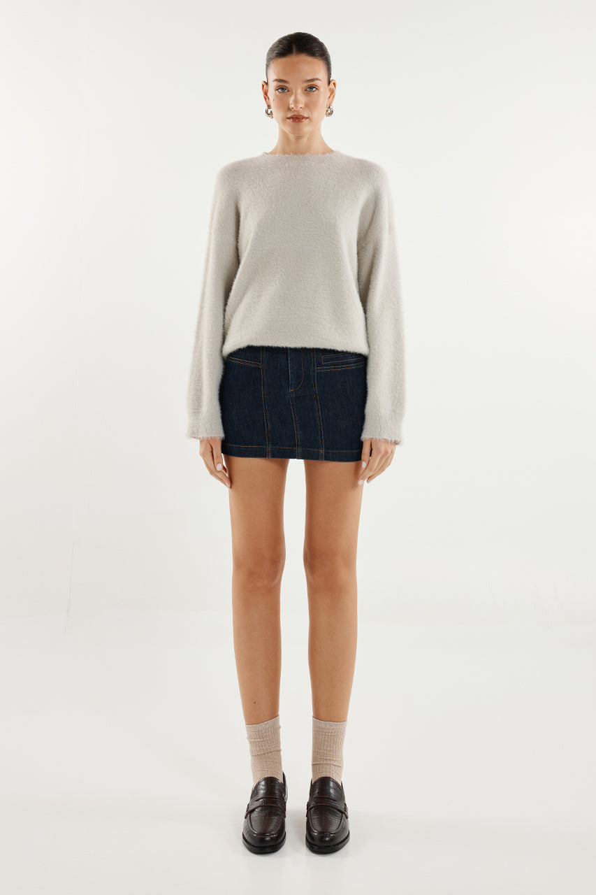 Angelina Knit Jumper | Grey