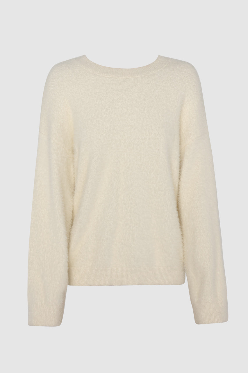 Angelina Knit Jumper | White