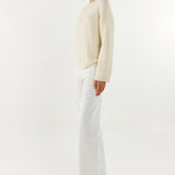 Angelina Knit Jumper | White