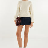 Angelina Knit Jumper | White