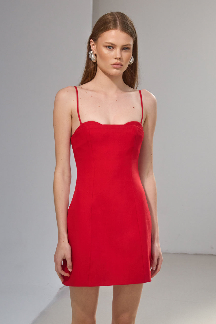 Annabel Mini Dress | Red
