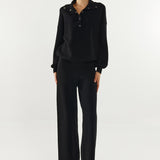 Anthea Knit Pant | Black