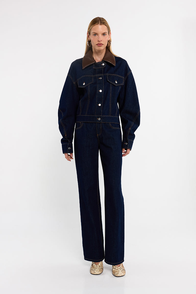 Avery Jacket | Indigo Denim