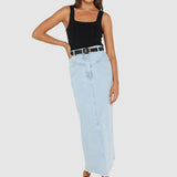 Bailey Maxi Skirt | Denim