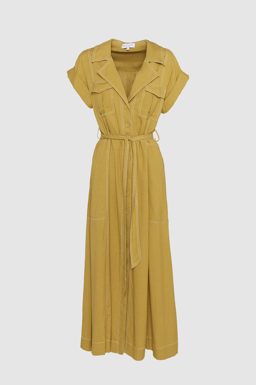 Bari Maxi Dress | Mustard