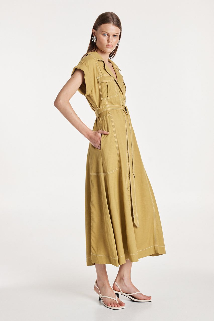 Bari Maxi Dress | Mustard