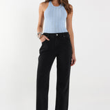 Bordeaux Knit Bodysuit | Powder Blue
