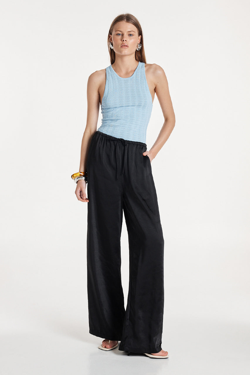 Bordeaux Knit Bodysuit | Powder Blue