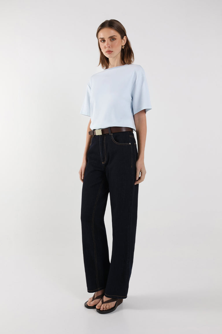 Boyfriend T-Shirt | Powder Blue