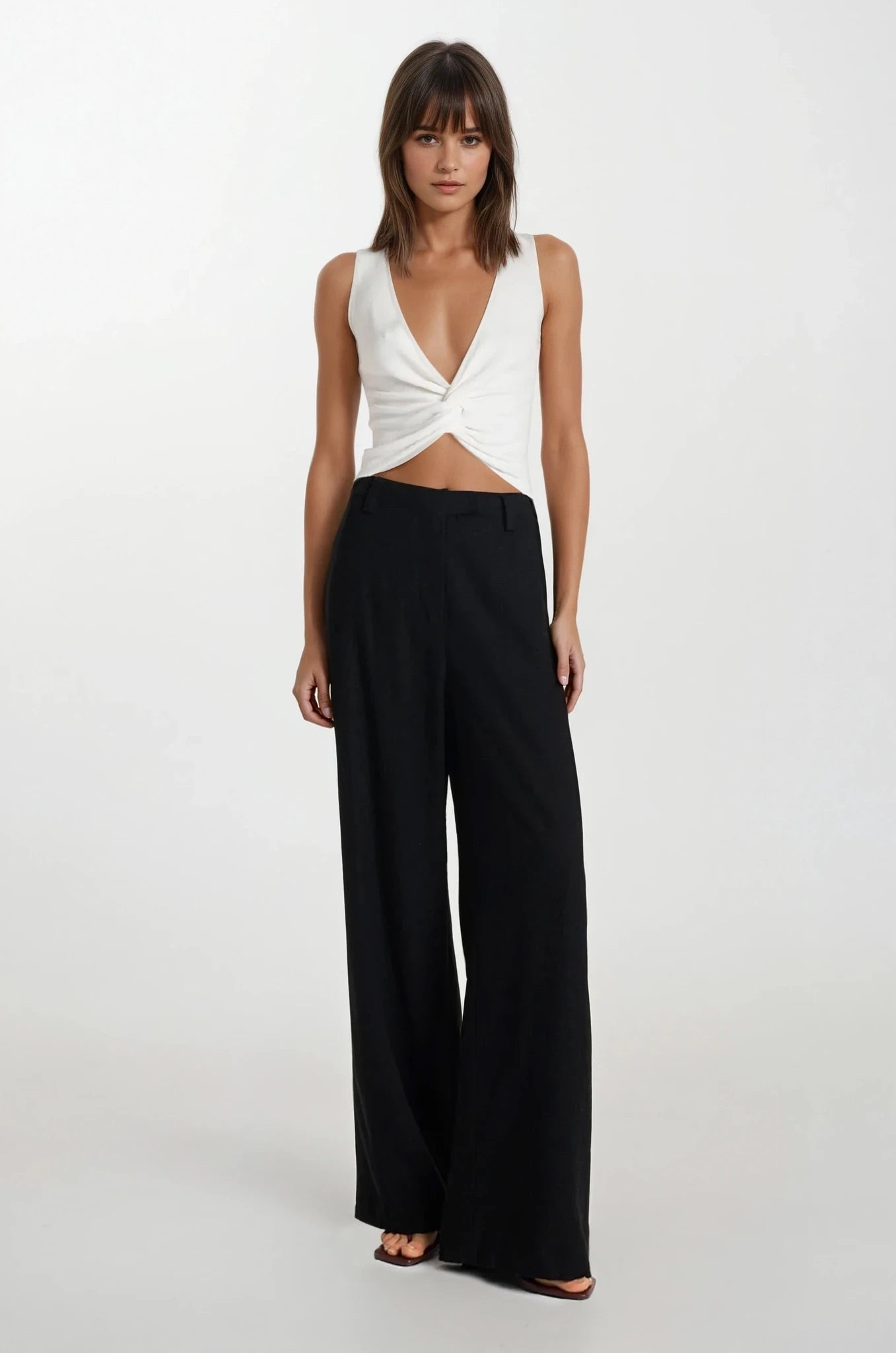 Brittney Knit Top | White