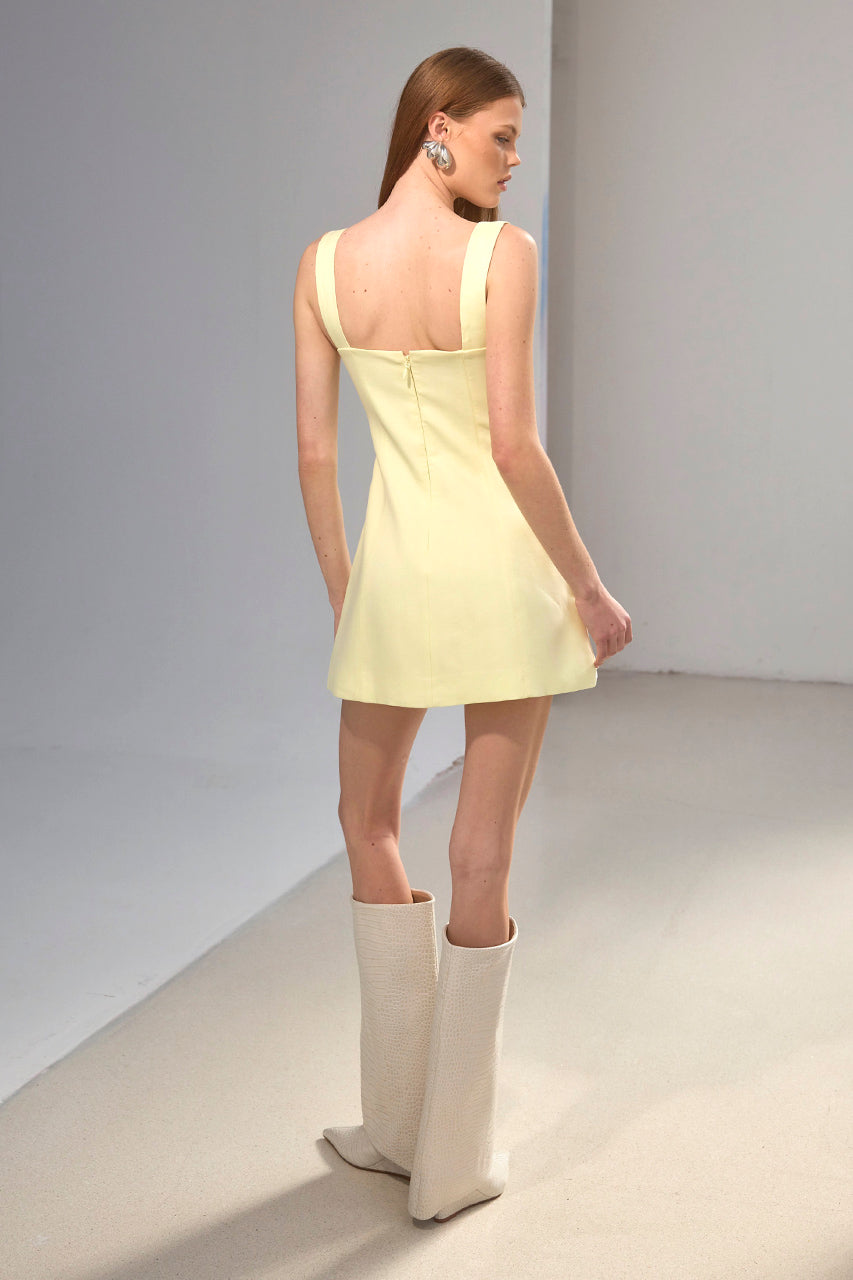Bryony Mini Dress | Lemon