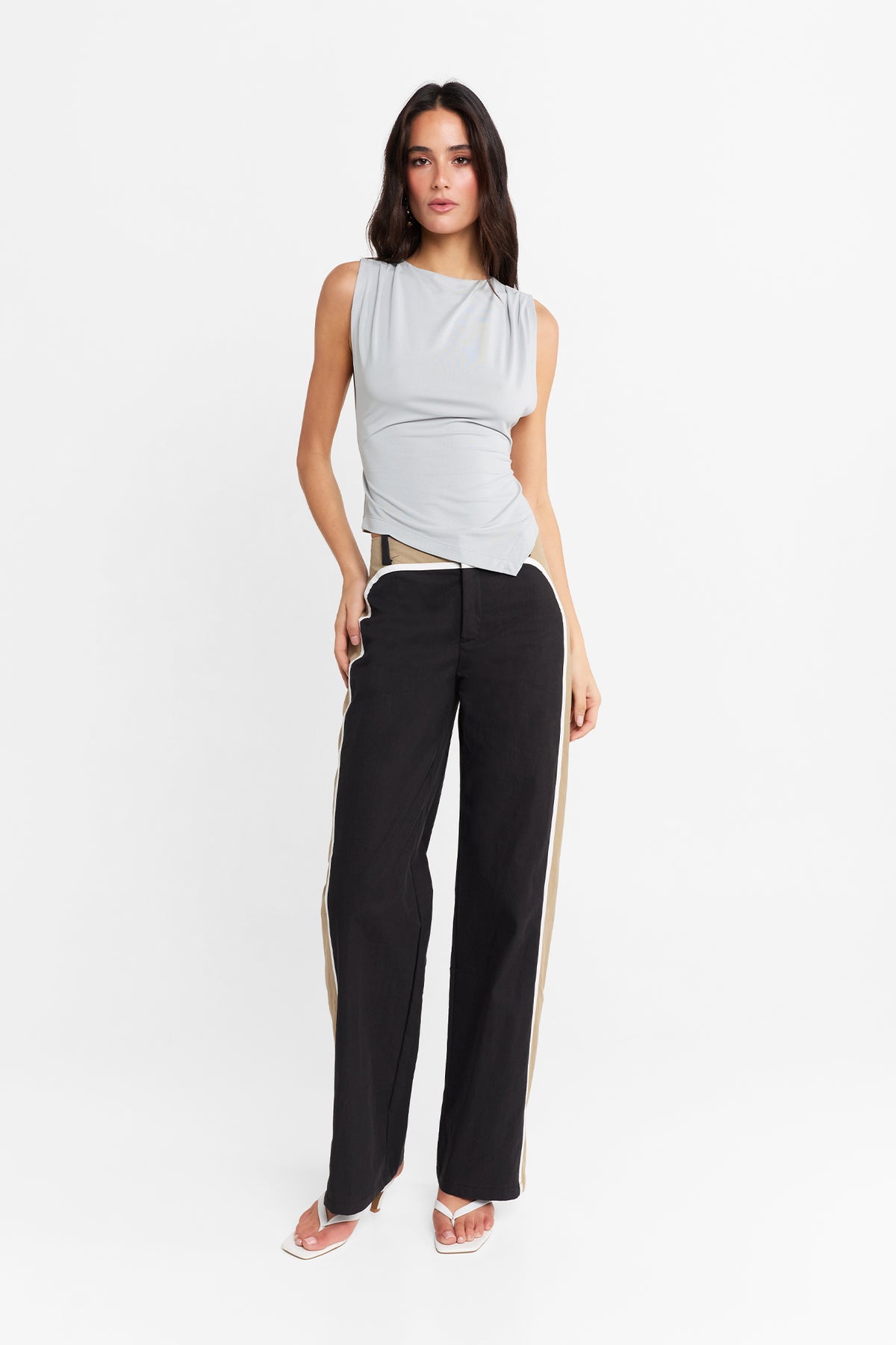 Calista Top | Light Steel