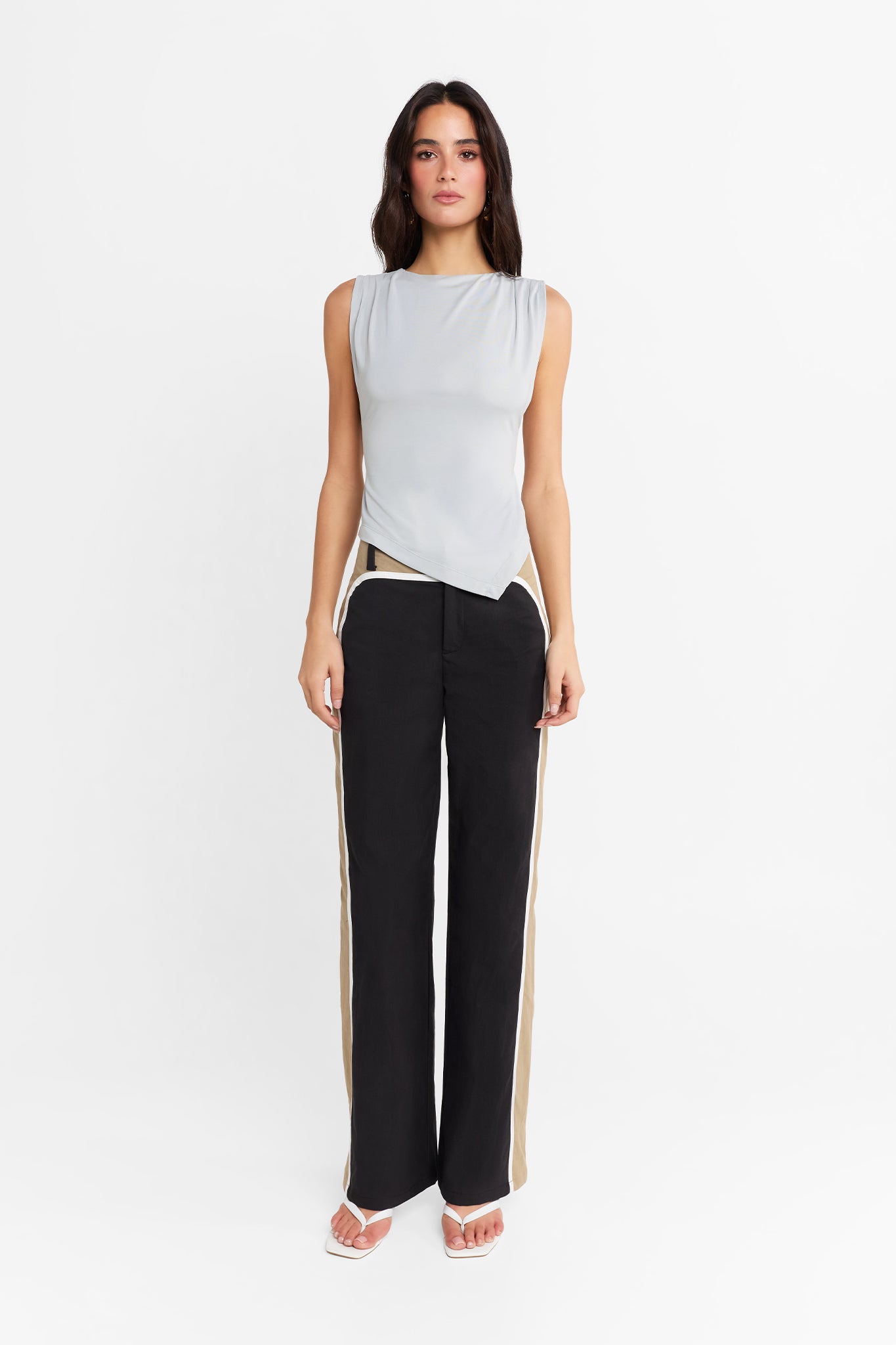 Calista Top | Light Steel