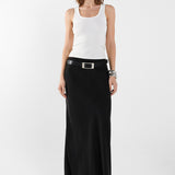 Rheia Maxi Skirt | Black