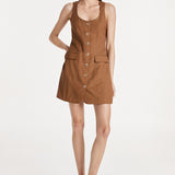 Cherie Mini Dress | Choc